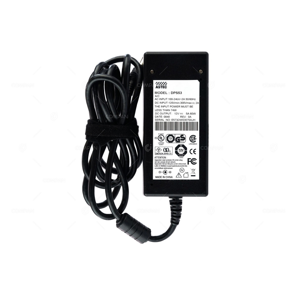 DPS53 ASTEC 60W 12V 5A AC/DC ADAPTER